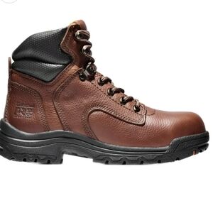 Women's Timberland Pro Titan boots Size 6.5M Brown oil and slip resistance